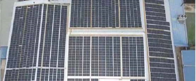 Projet photovoltaïque distribué sur le toit de 2 MW en Thaïlande
