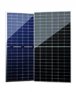 66 Zellen eines 182 mm großen bifazialen Solarmoduls