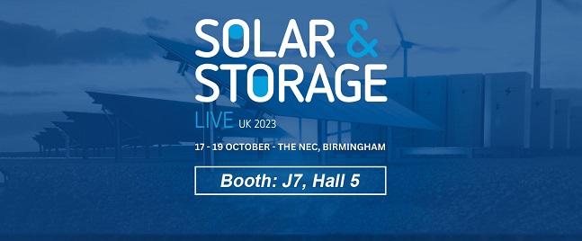 Solar & Storage Live 2023 is being held at the NEC in Birmingham on the 17th-19th October.