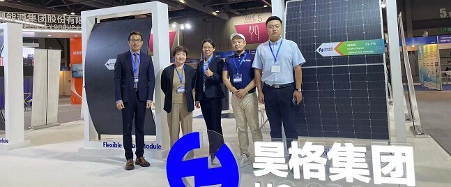 The International Digital Energy Exhibition held in Hong Kong AsiaWorld-Expo opened, HG’s flexible modules made a grand debut
